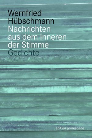 Cover Gedichtband Nachrichten aus dem Inneren der Stimme, Wernfried Hübschmann
